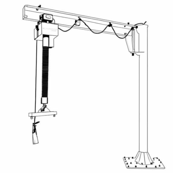 浙江洁净车间立柱式旋臂吊