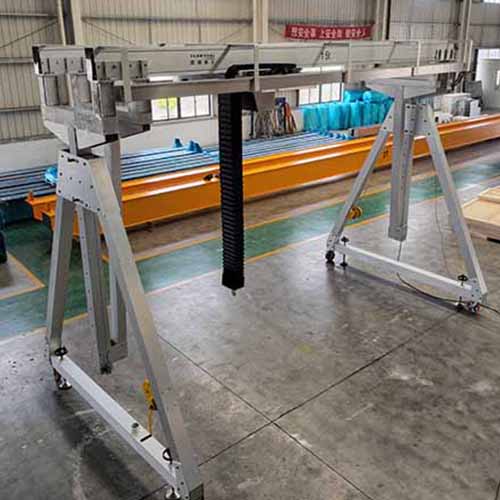 使用铝型材搭建的龙门架能拉多重工件？